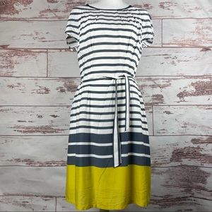 Boden WH779 Easy Day Lines Striped Dress 10R